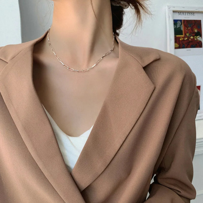 925 Sterling Silver Gold Necklace