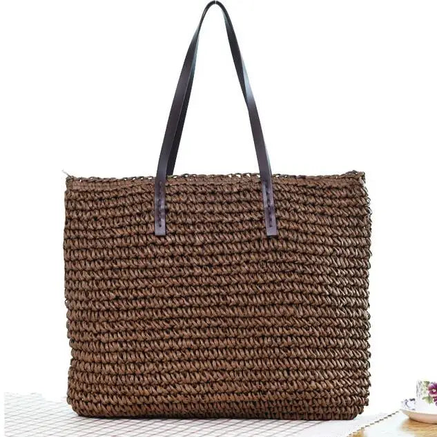 Beach Bag Rattan Woven
