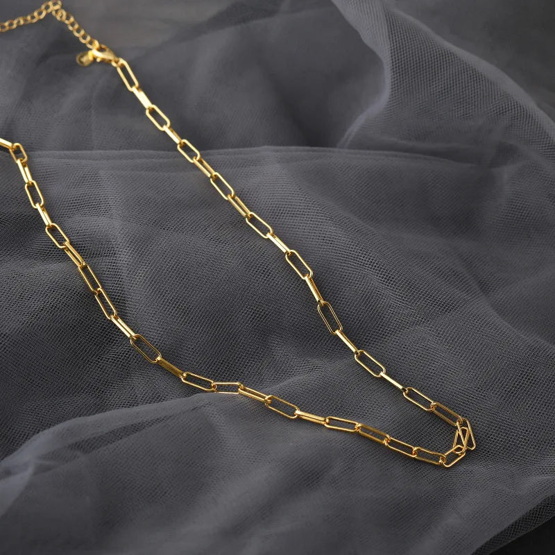 925 Sterling Silver Gold Necklace