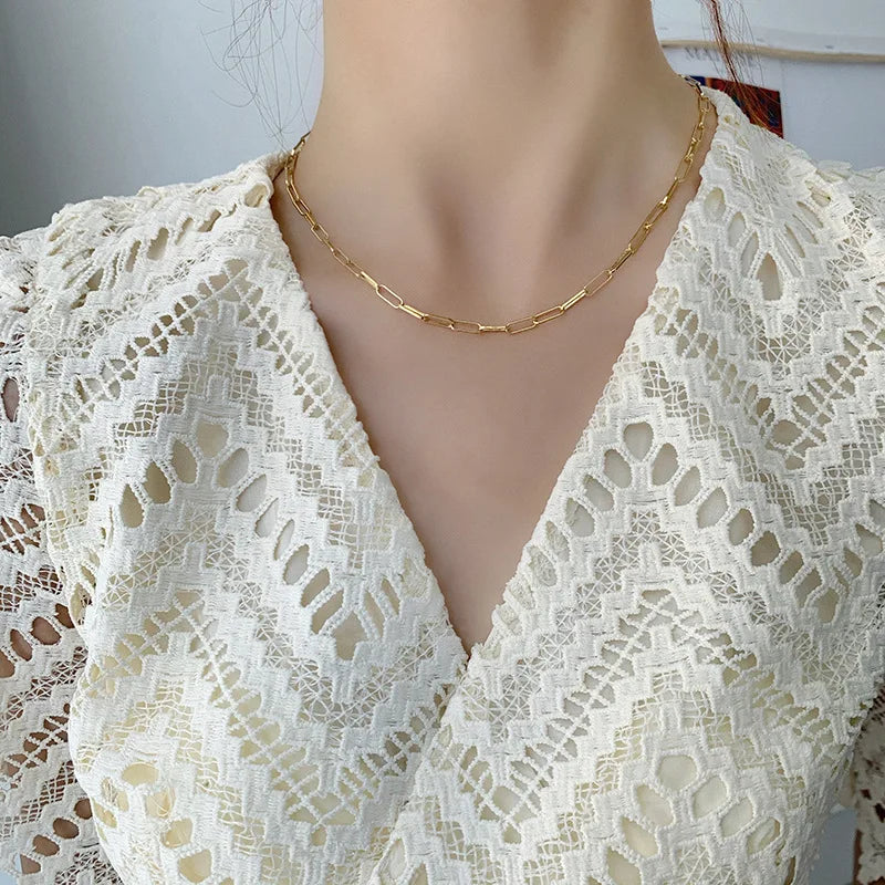 925 Sterling Silver Gold Necklace