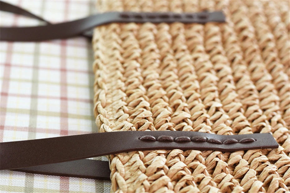 Beach Bag Rattan Woven