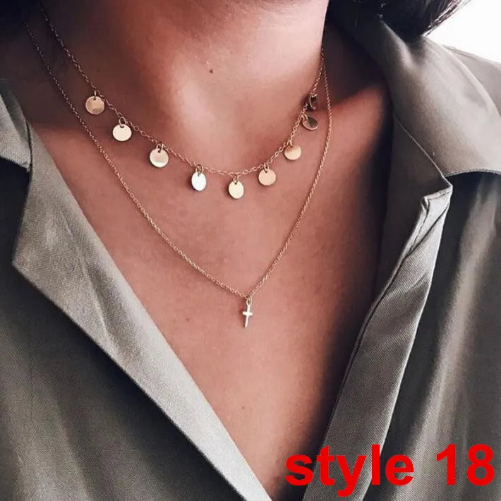 Women's Necklace Clavicle