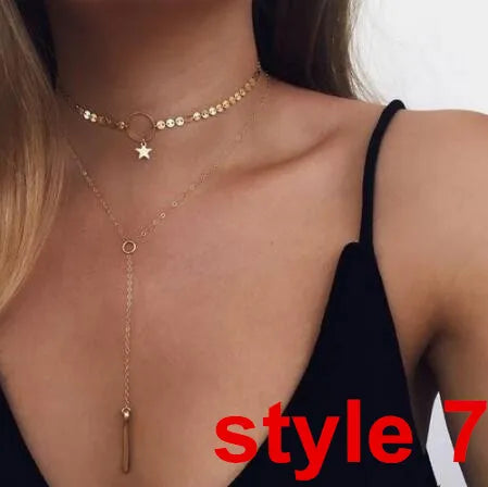 Women's Necklace Clavicle