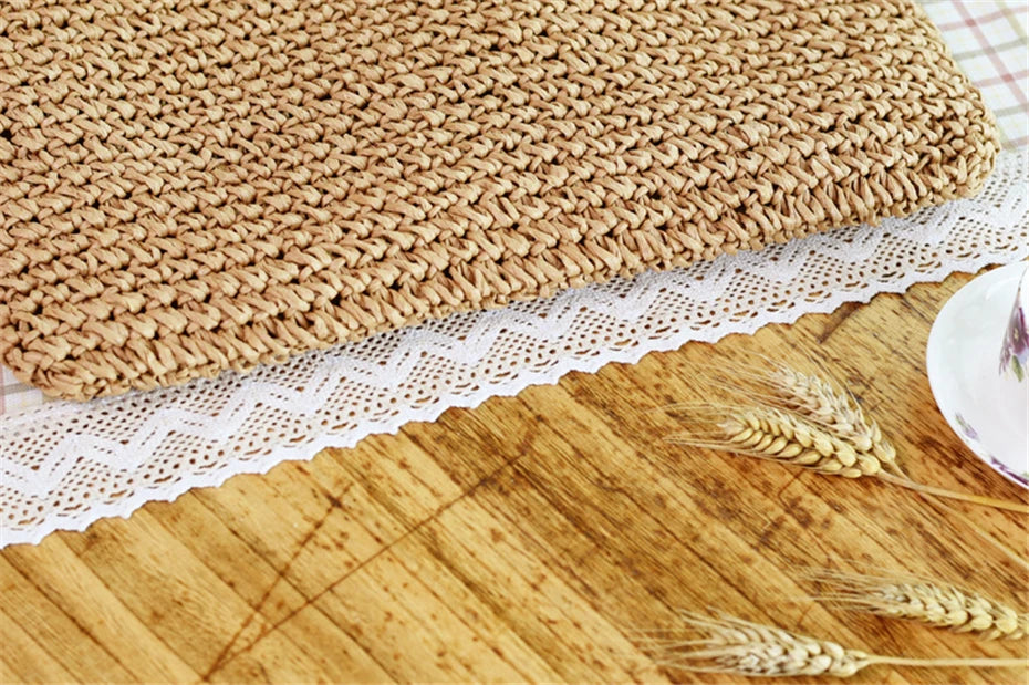 Beach Bag Rattan Woven