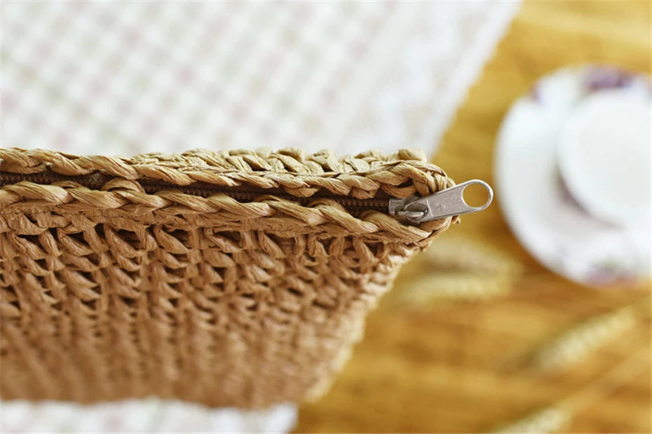 Beach Bag Rattan Woven