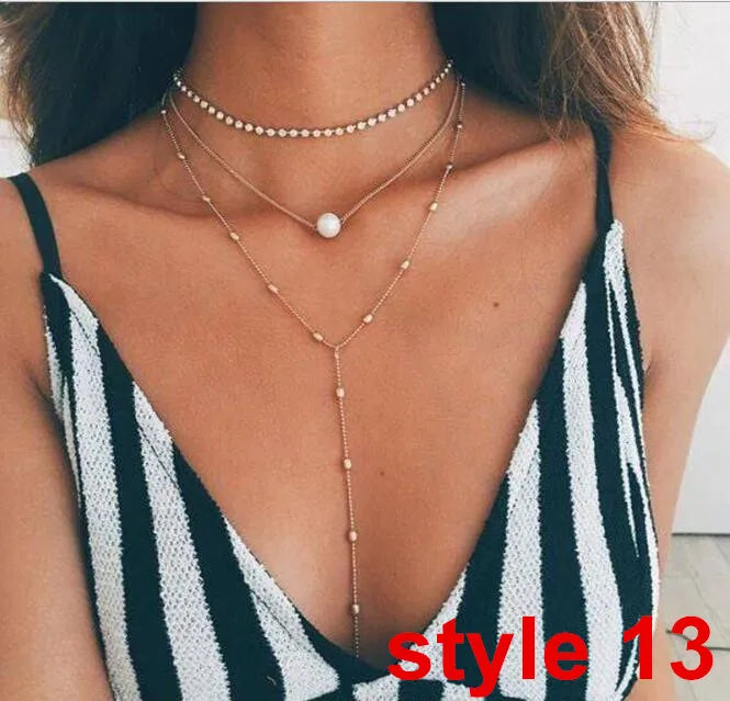Women's Necklace Clavicle