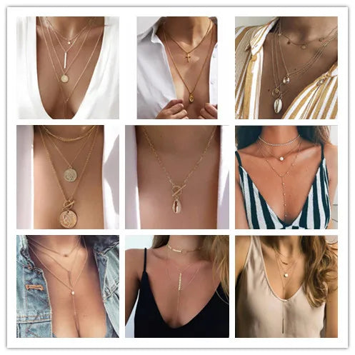 Women's Necklace Clavicle