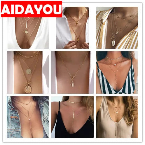 Women's Necklace Clavicle