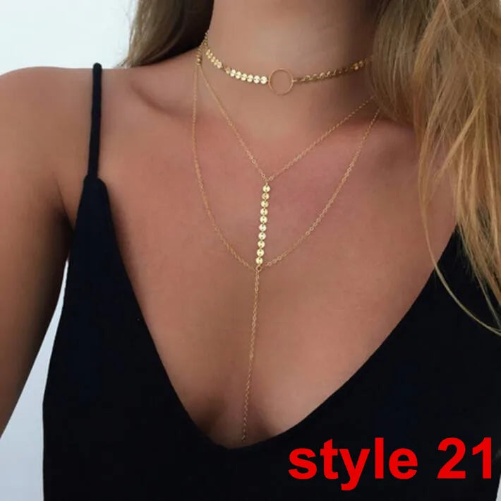 Women's Necklace Clavicle