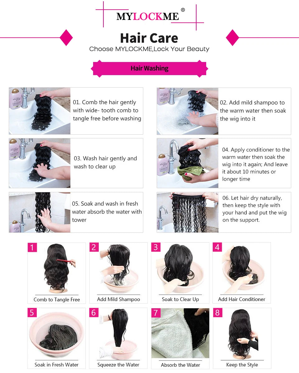 Deep Wave Lace Front Wigs