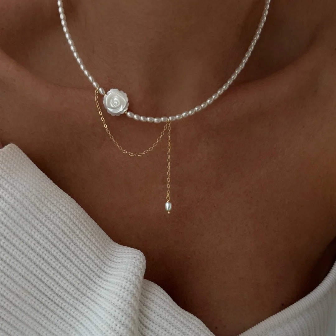 Minimalist Pearl Necklace