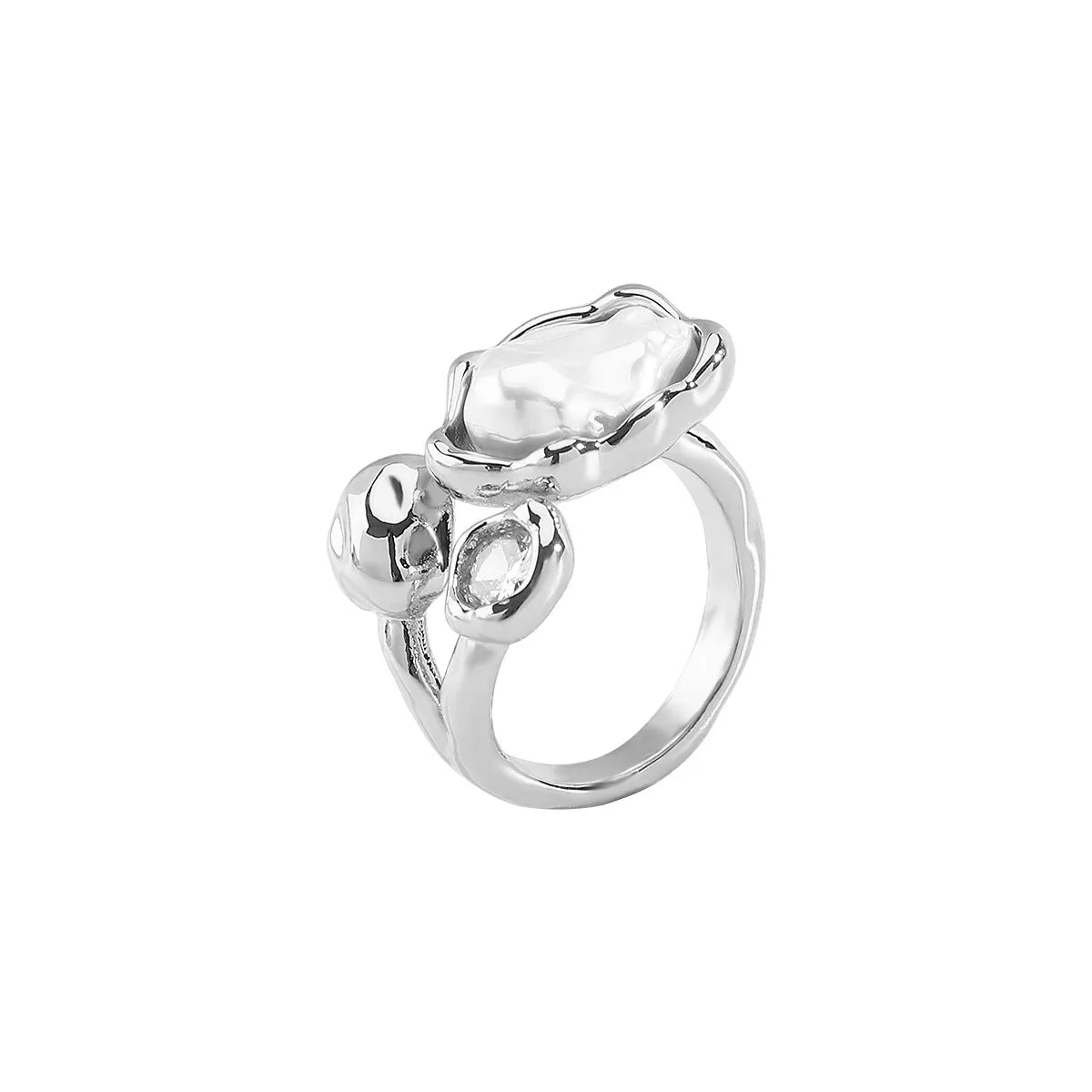 Vintage Baroque Pearl Ring