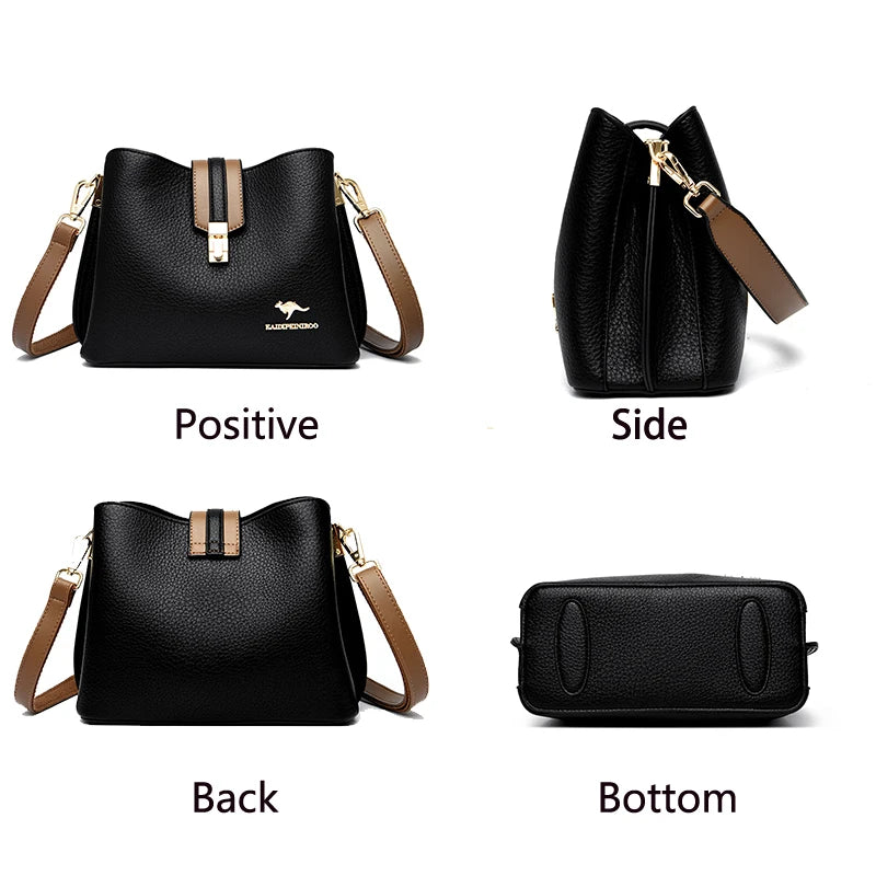 Casual Leather Cowhide