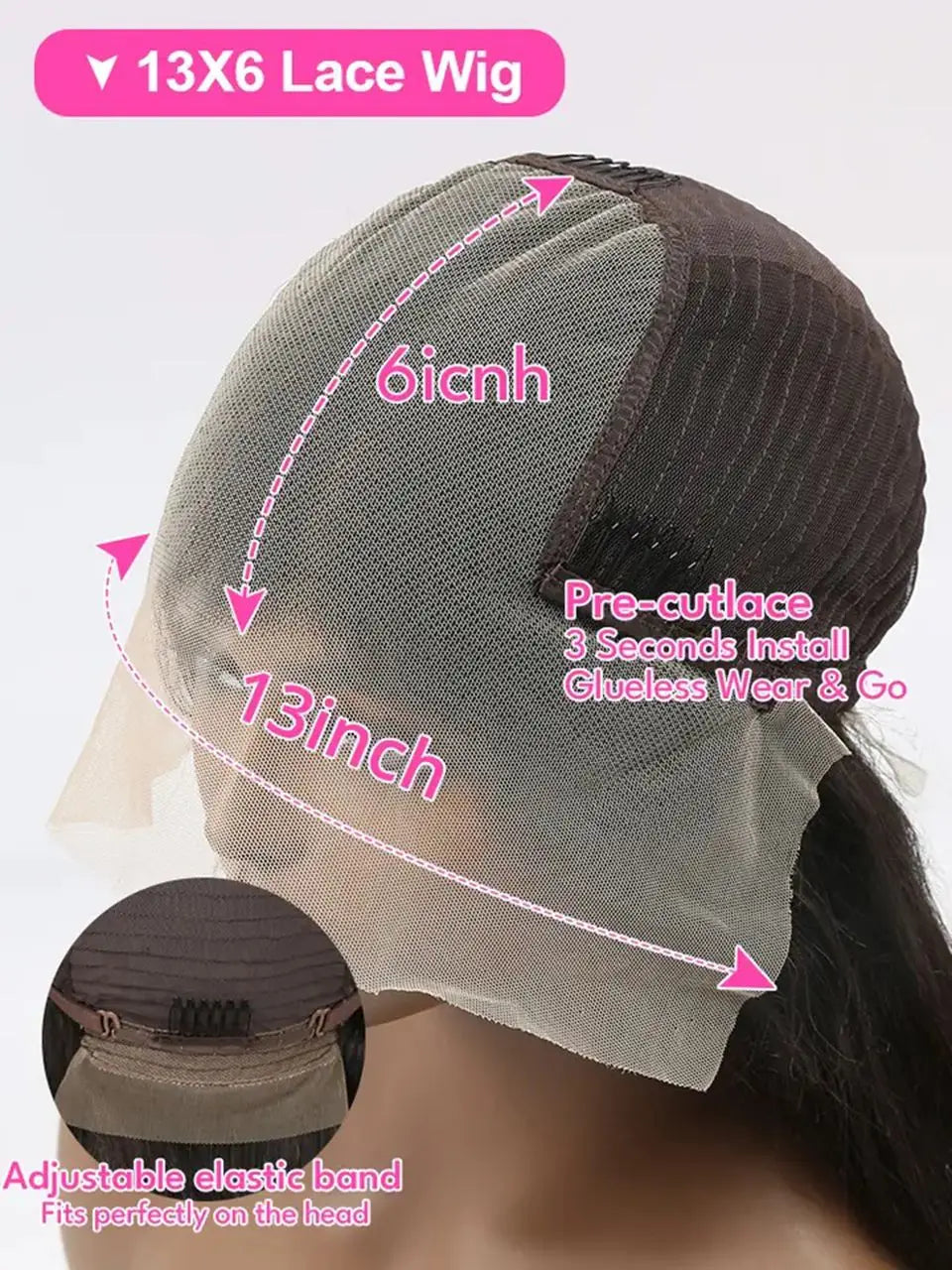 Baby Hair Glueless Wig