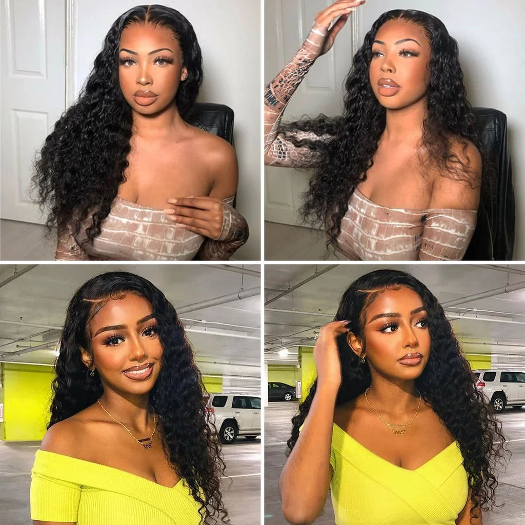 100% Deep Wave Frontal Wig