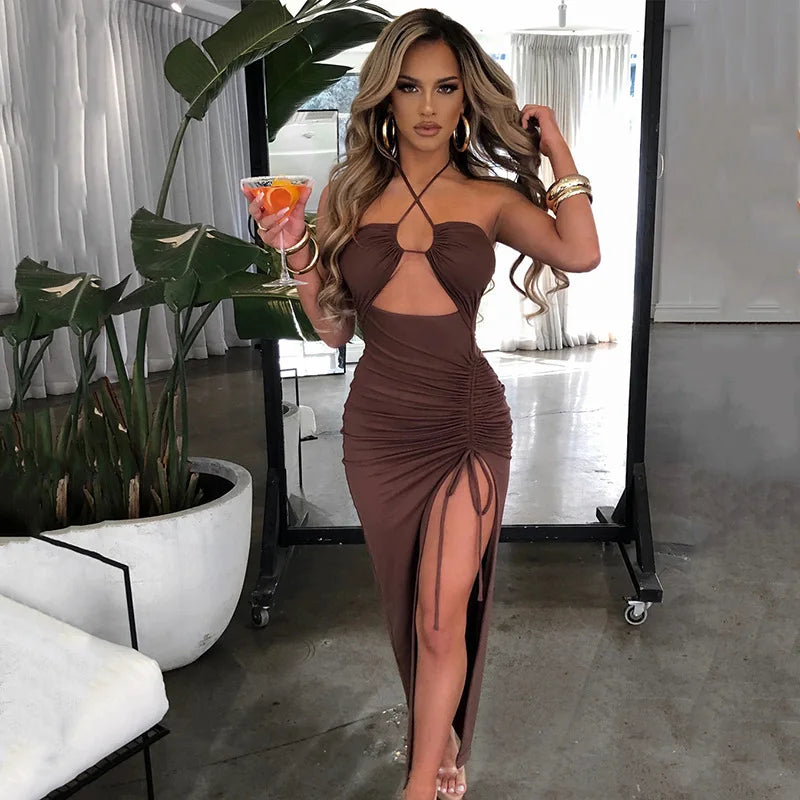 Midi Backless Dress