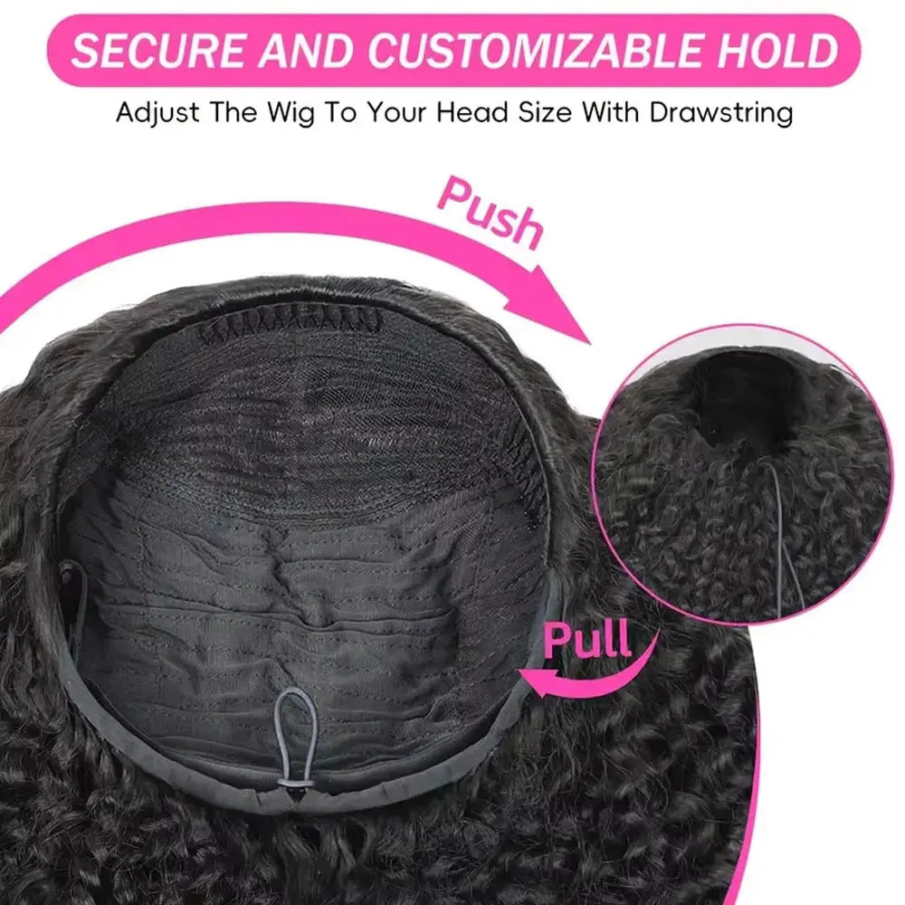 Jerry Curly Half Wig