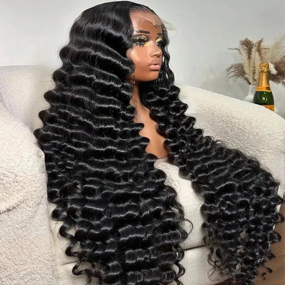 Deep Wave Virgin Human Hair Wig