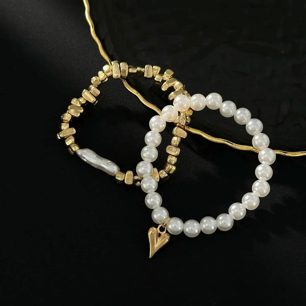2Pcs/Set Elegant Imitation Pearl