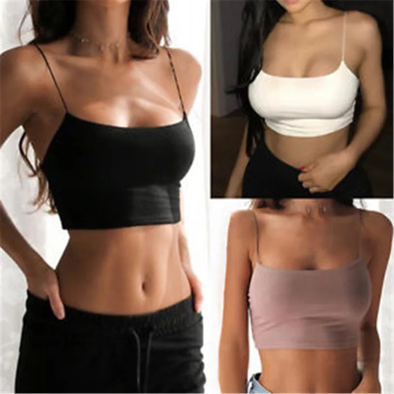 Tank Top Black Halter