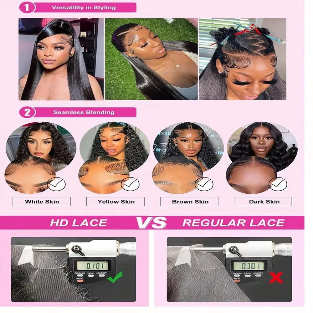 Deep Wave Virgin Human Hair Wig