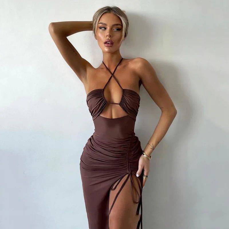 Midi Backless Dress