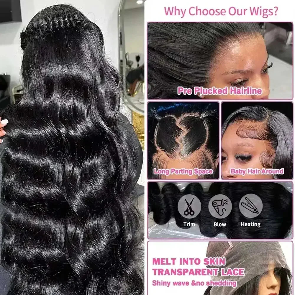 Frontal Wigs Pre Plucked Lace