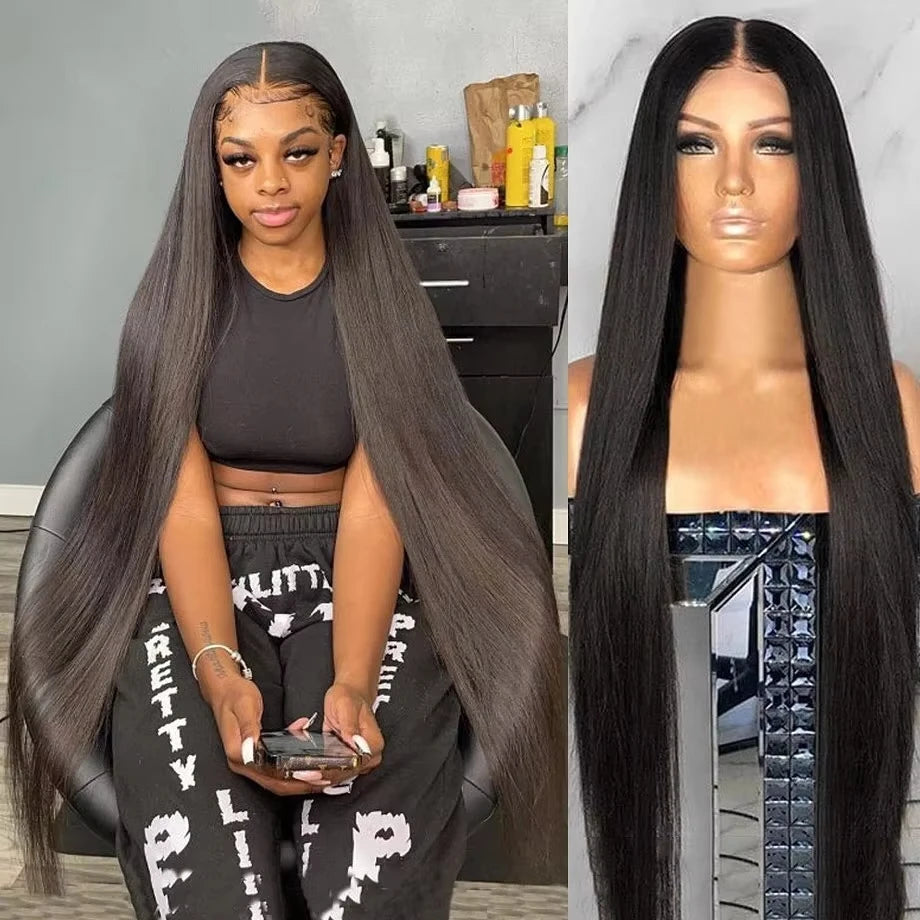 13x4 13x6 Straight Human Hair Lace Wigs