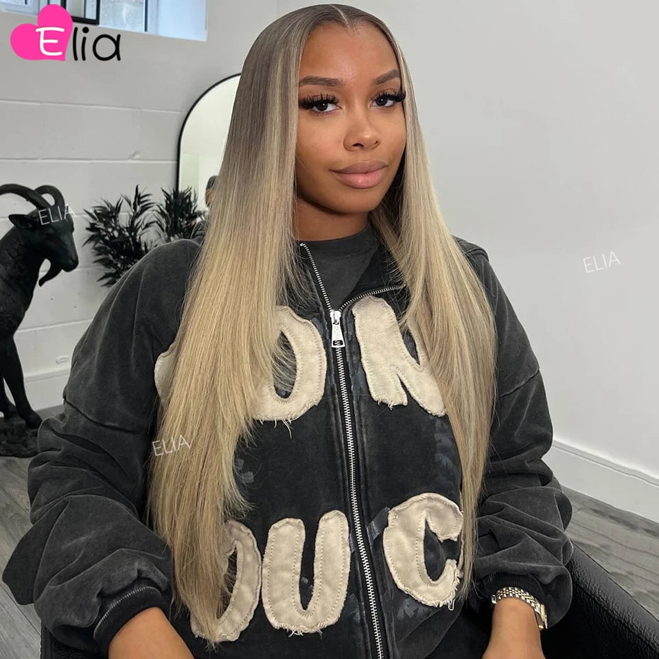 Ombre Ash Blonde Wig