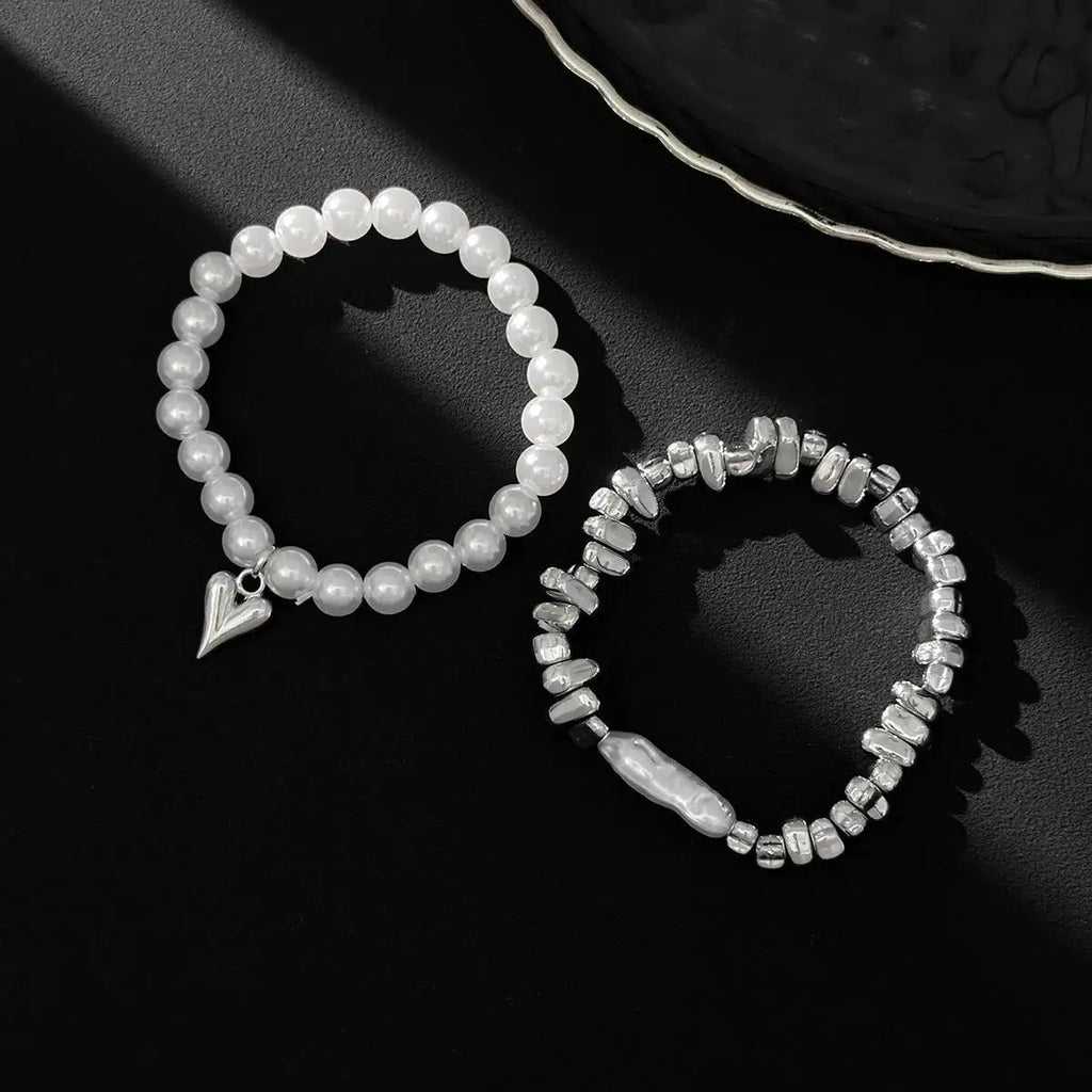 2Pcs/Set Elegant Imitation Pearl