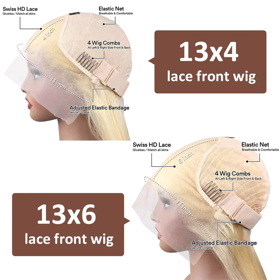 613 Human Hair Wig