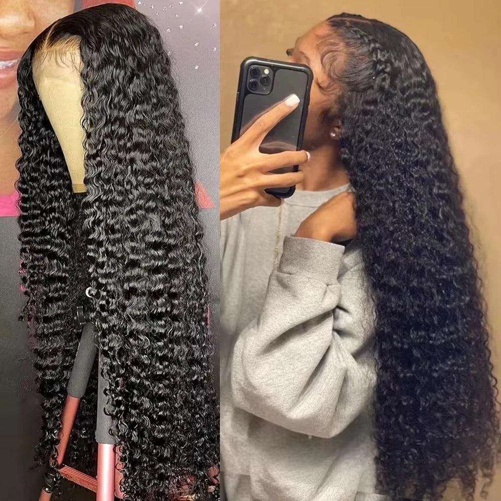 Deep Wave Virgin Human Hair Wig