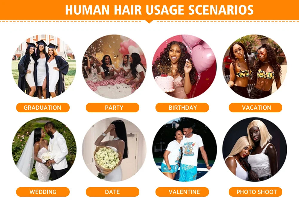 13x4 Transparent Lace Front Wigs