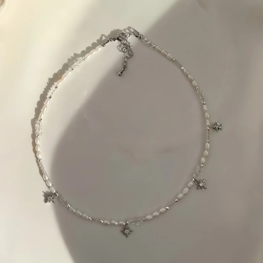 Minimalist Pearl Necklace