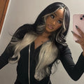 Ombre Natural Black Hair