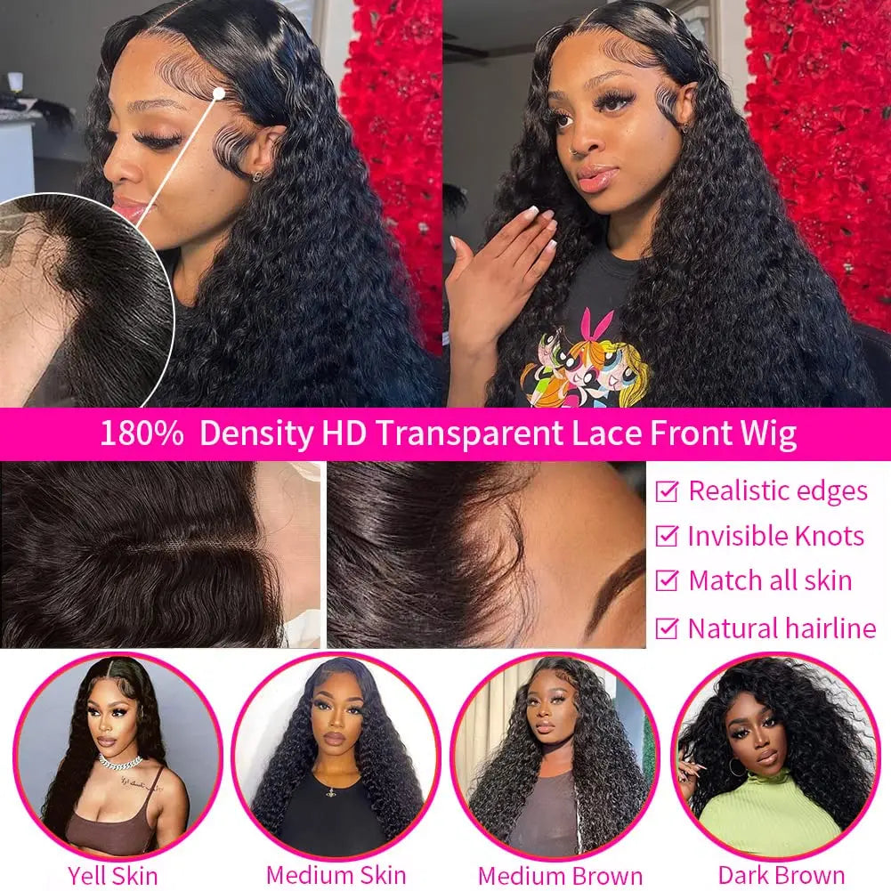 Deep Wave Lace Front Wigs