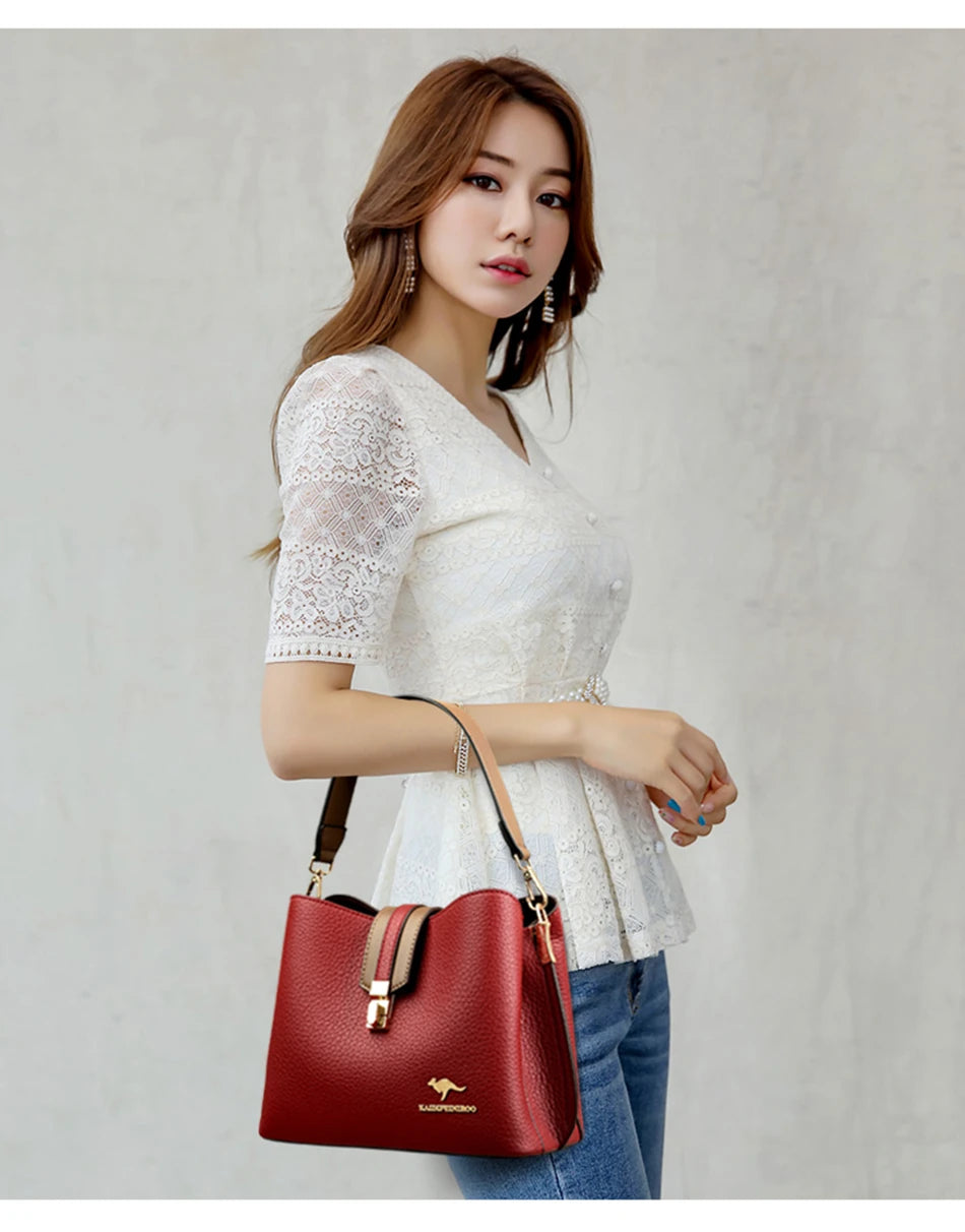 Casual Leather Cowhide