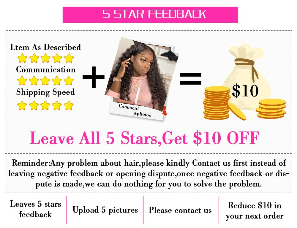 100% Deep Wave Frontal Wig