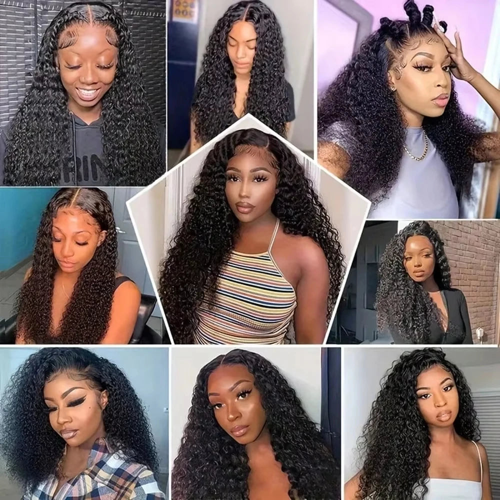 Deep Wave Virgin Human Hair Wig