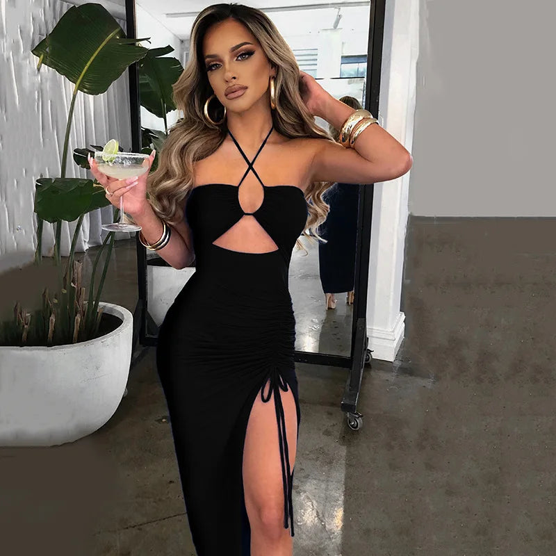 Midi Backless Dress
