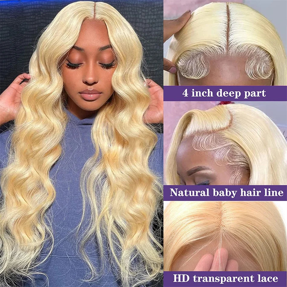 613 Human Hair Wig