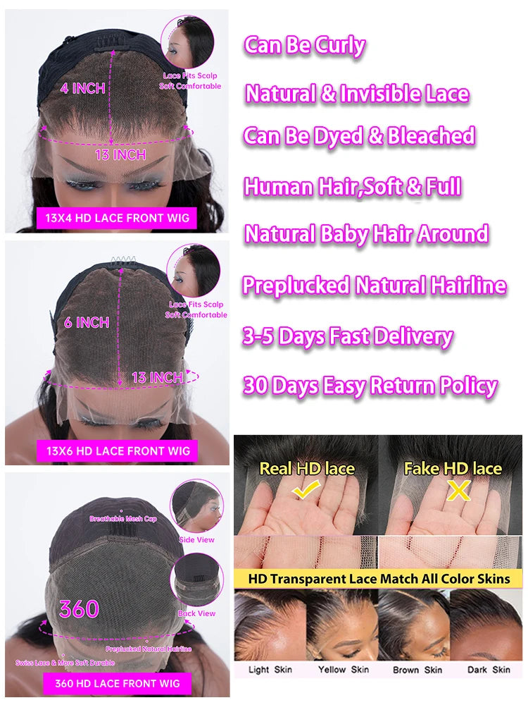 Straight Human Hair Wigs
