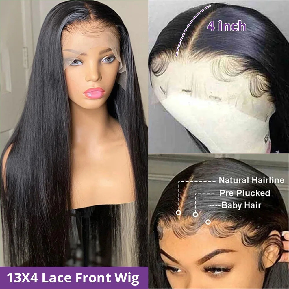 Straight Human Hair Wigs