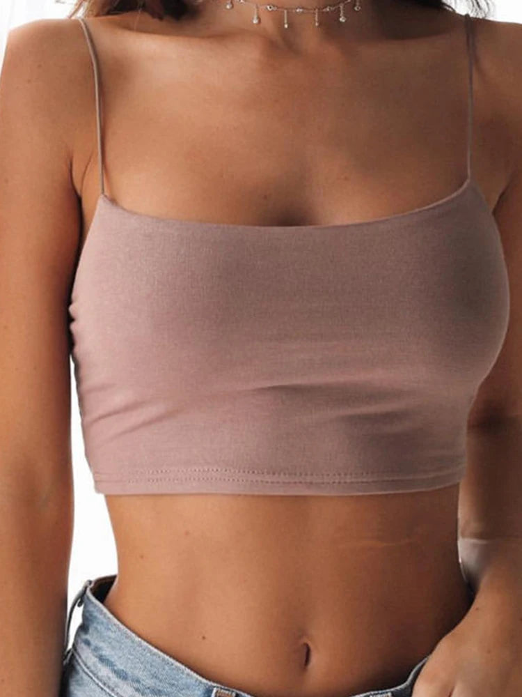 Tank Top Black Halter