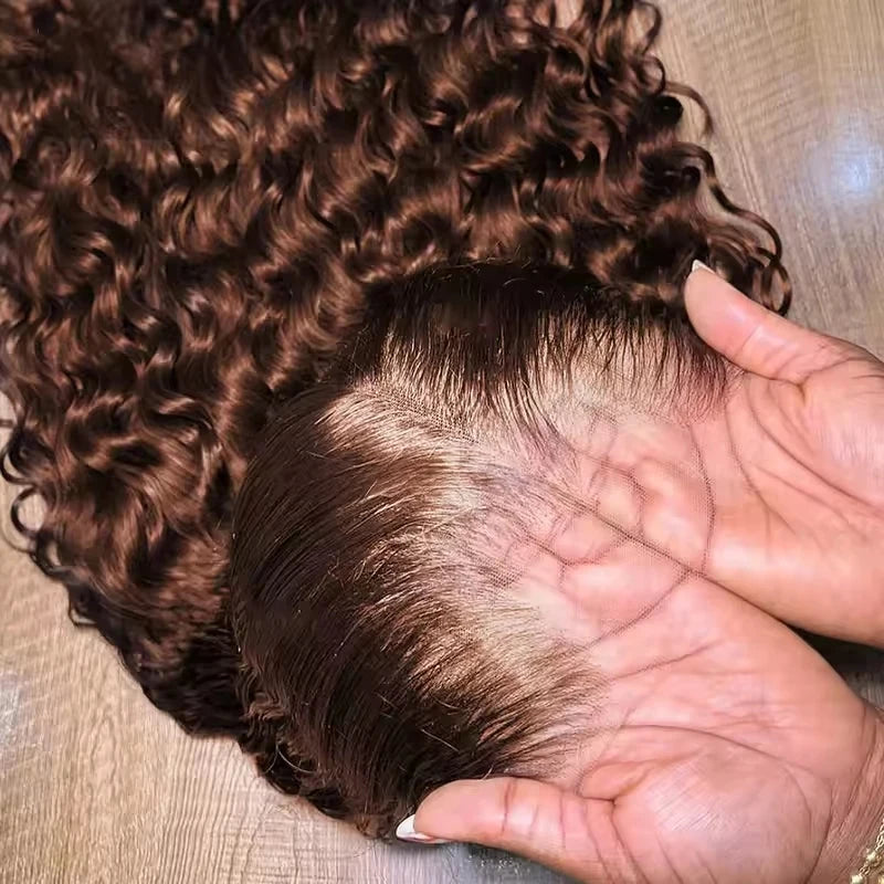 Curly Lace Frontal Wigs Pre Plucked