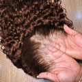Curly Lace Frontal Wigs Pre Plucked