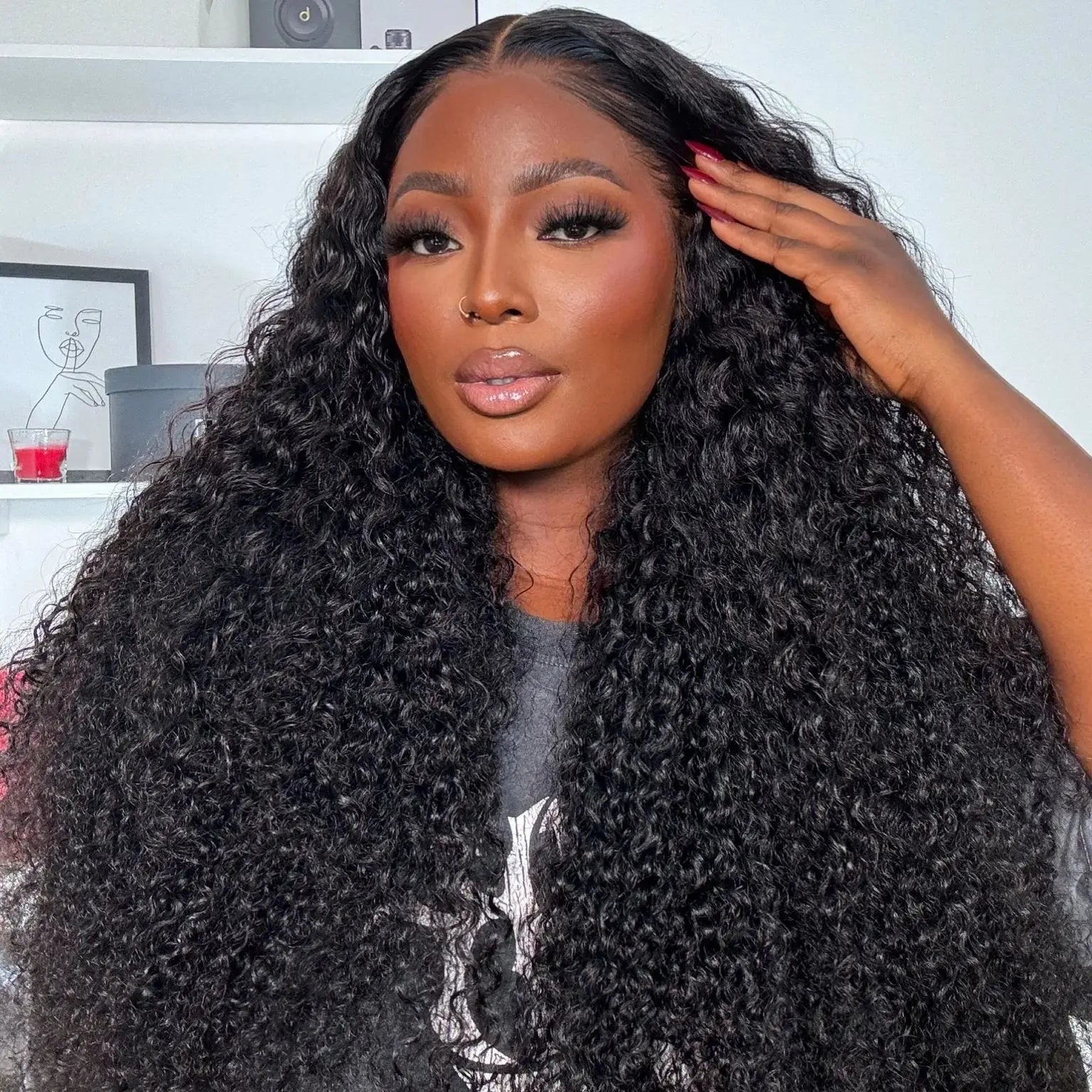 Loose Water Wave Curly Hair