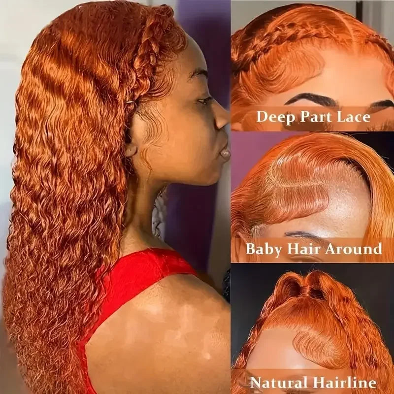 Ginger Orange Lace Front Wig