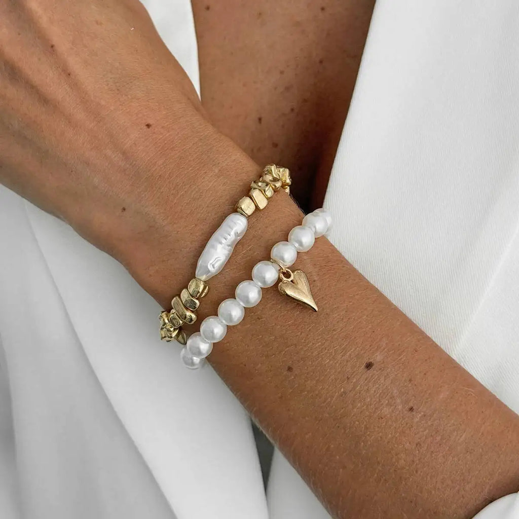 2Pcs/Set Elegant Imitation Pearl
