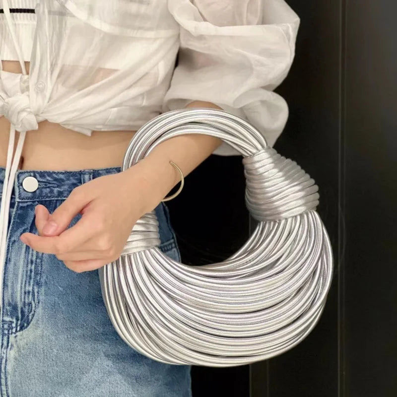 Silver Evening Clutch